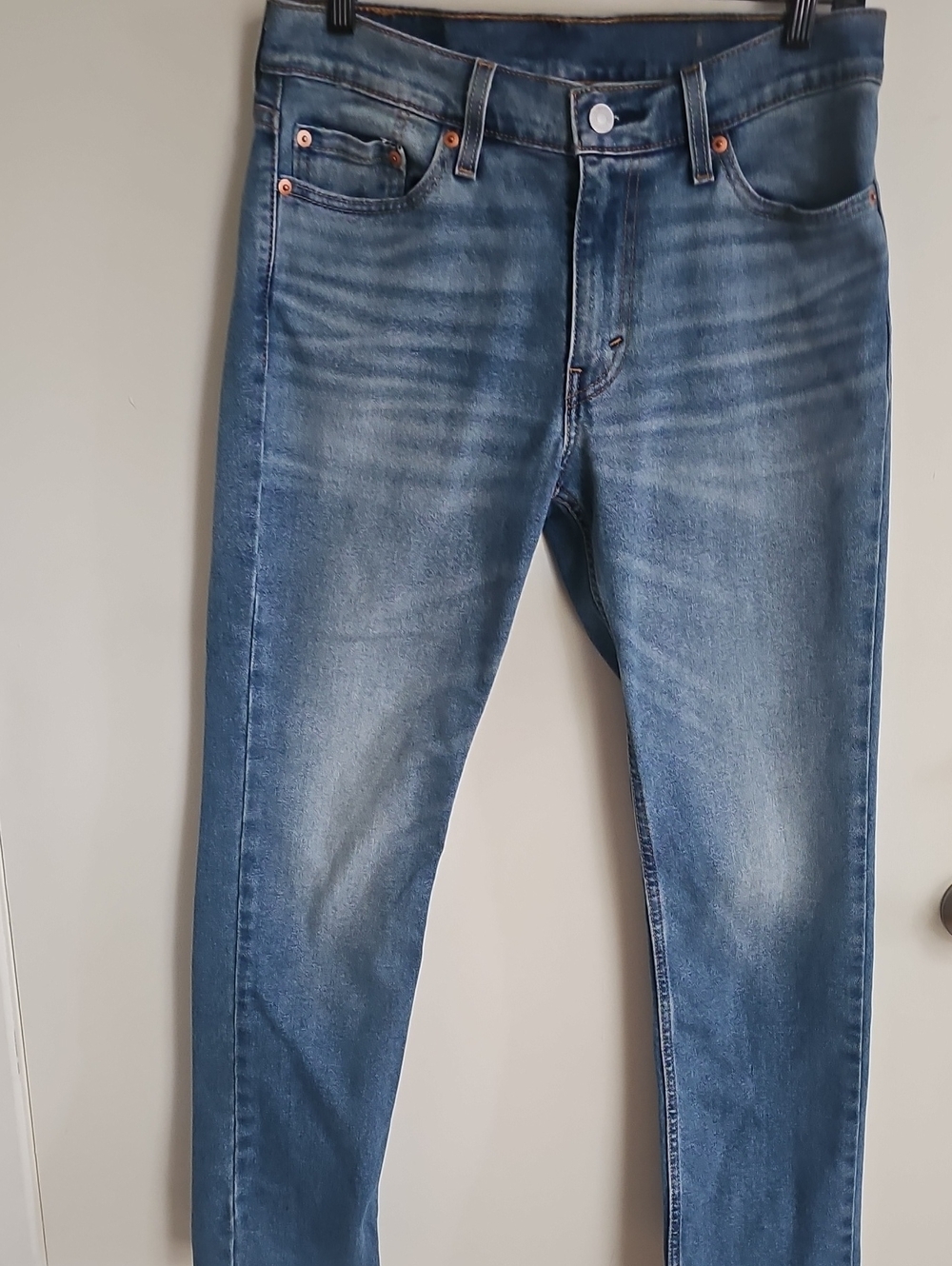 Levi's Slim Fit Mid Blue Washed Jeans